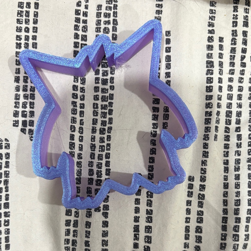 Purple gengar Cookie Cutter 3 inch